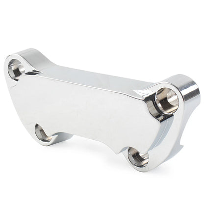 1" Handlebar Riser Top Clamp Cover for Harley Dyna Softail Sportster 883 Chrome