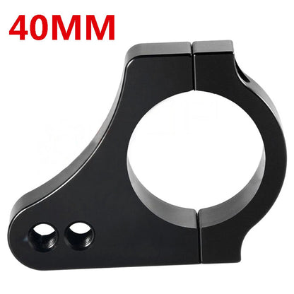 1 x 40MM Black Universal Motorcycle CNC Aluminium Steering Damper Fork Bracket