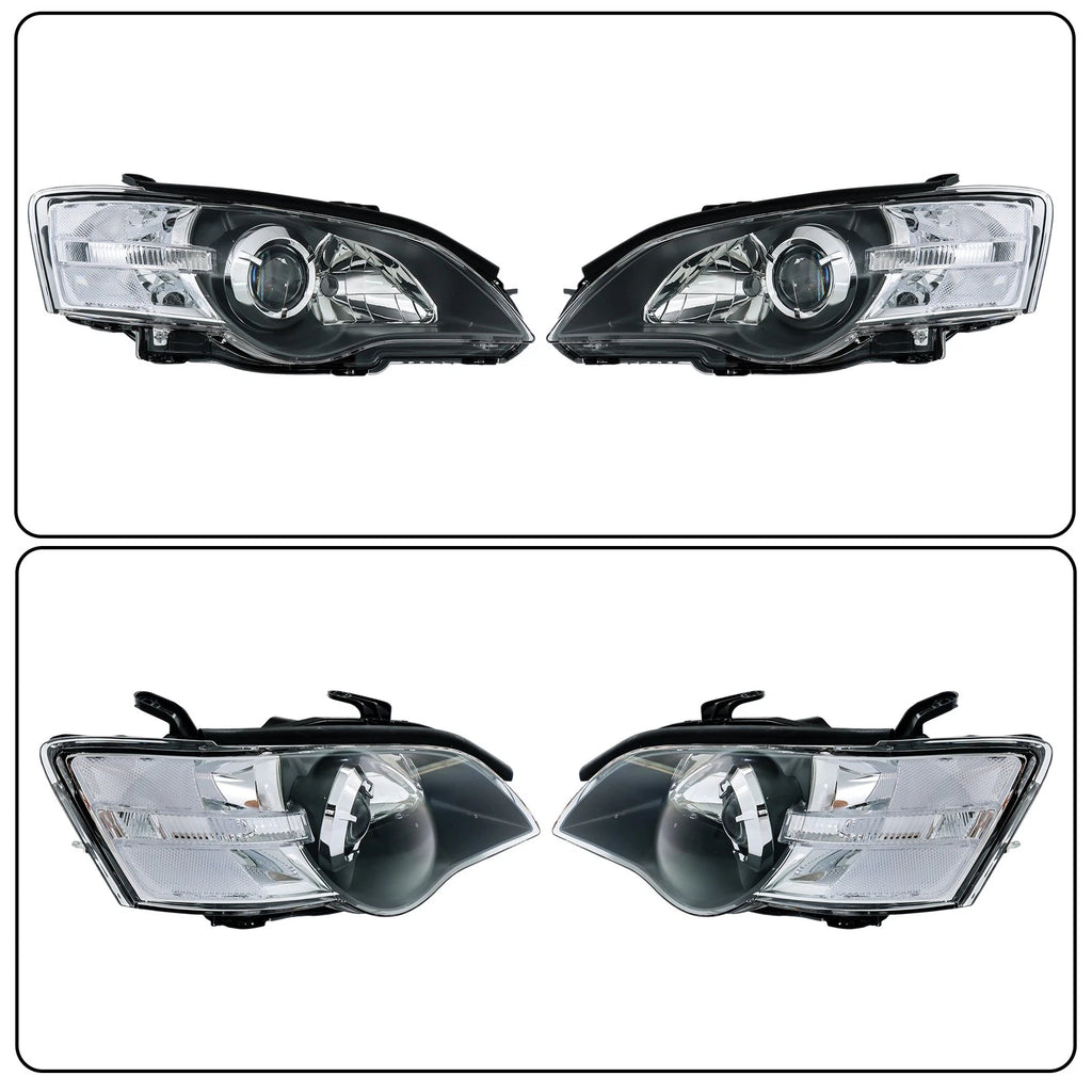 Headlight Assembly Set for Subaru Legacy/Outback (2005–2007) Halogen