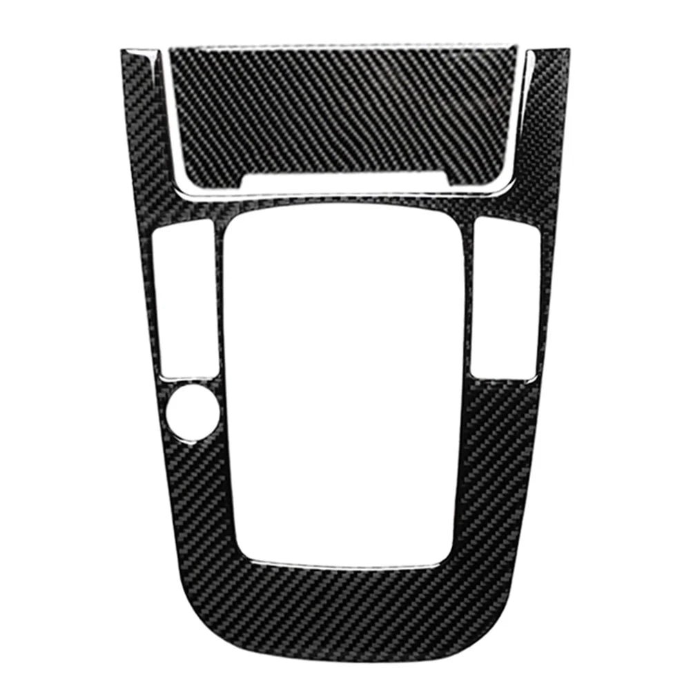 Carbon Fiber Center Console Gear Shift Panel Cover Trim for Audi A4L/A5 (2013–2020)