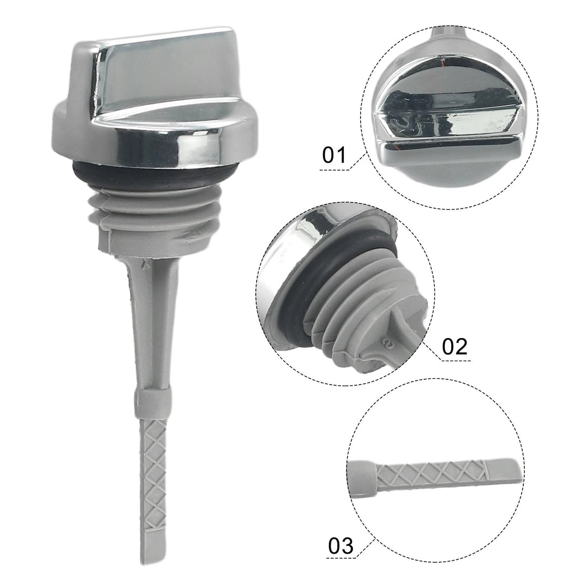 Oil Dipstick for 50cc 70cc 90cc 110cc 125cc Motorcycles (No Part Numbers)