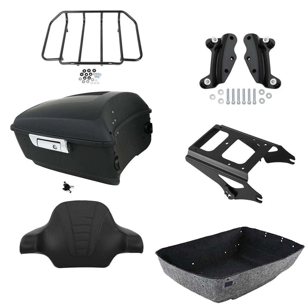 Trunk Backrest Rack Mount for Harley Road Glide (2009–2013)