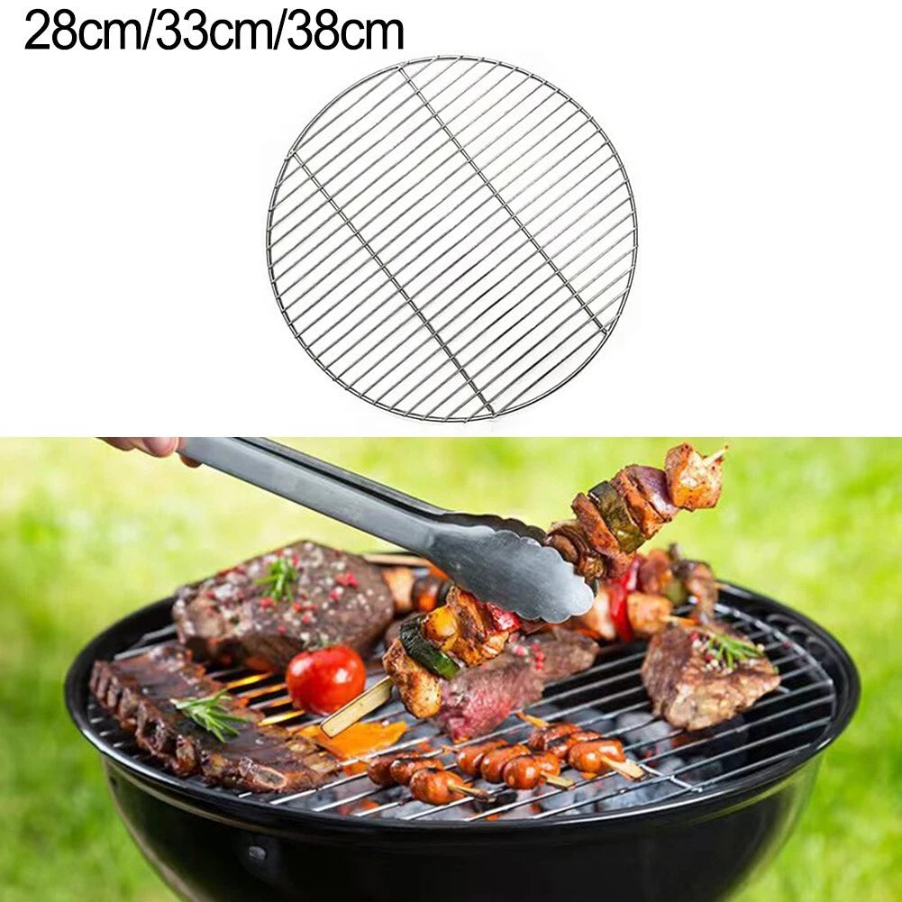 Stainless Steel BBQ Grill Grate Set of 2 (28cm, 33cm, 38cm)