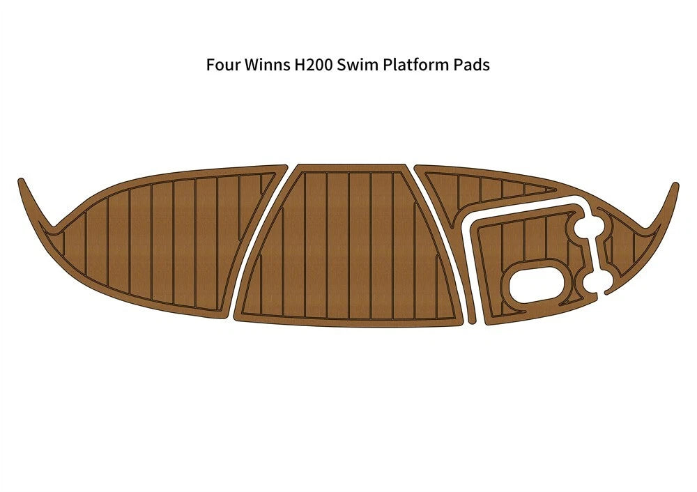 EVA Foam Teak Decking Flooring Pads for Four Winns H200