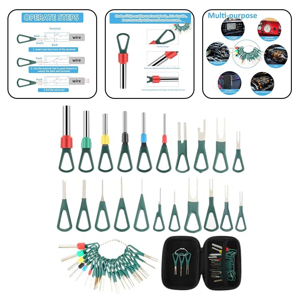 21PCS Wire Connector Pin Release Tool Set for Automotive Terminals