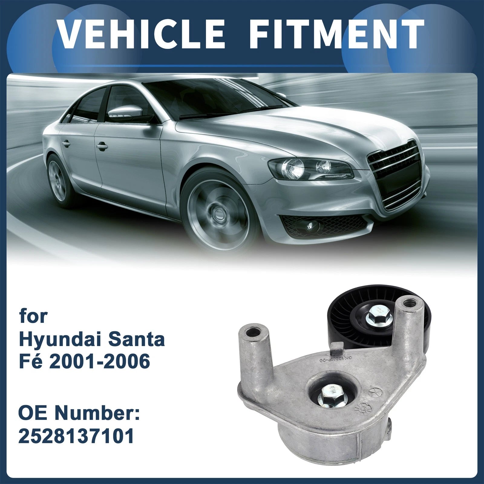 Belt Tensioner Replacement for Hyundai Sonata 1999-2005 V6 2.7L