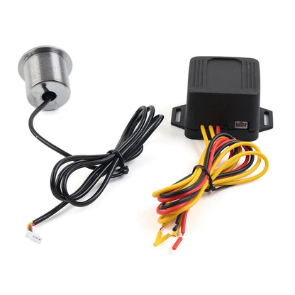 12V Car Engine Start Push Button Switch Ignition Starter Kit Blue LED