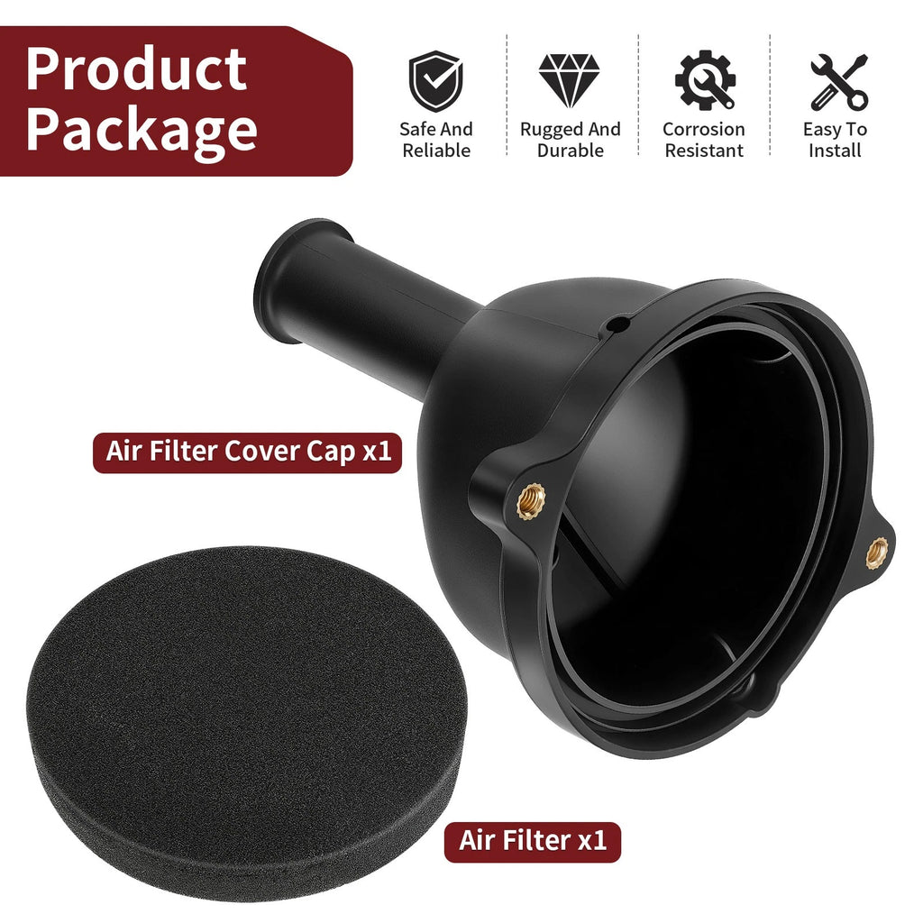 Air Filter & Cover Cap for Honda Z50RD (1986), XR70R (1997–1999)