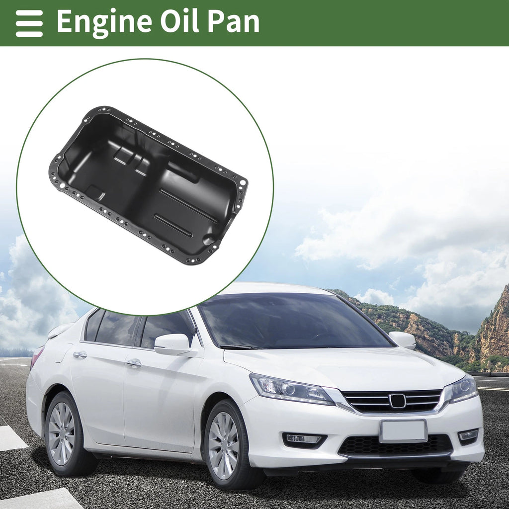 Engine Oil Pan Replacement for Honda Accord (1990–1997) Iron Black