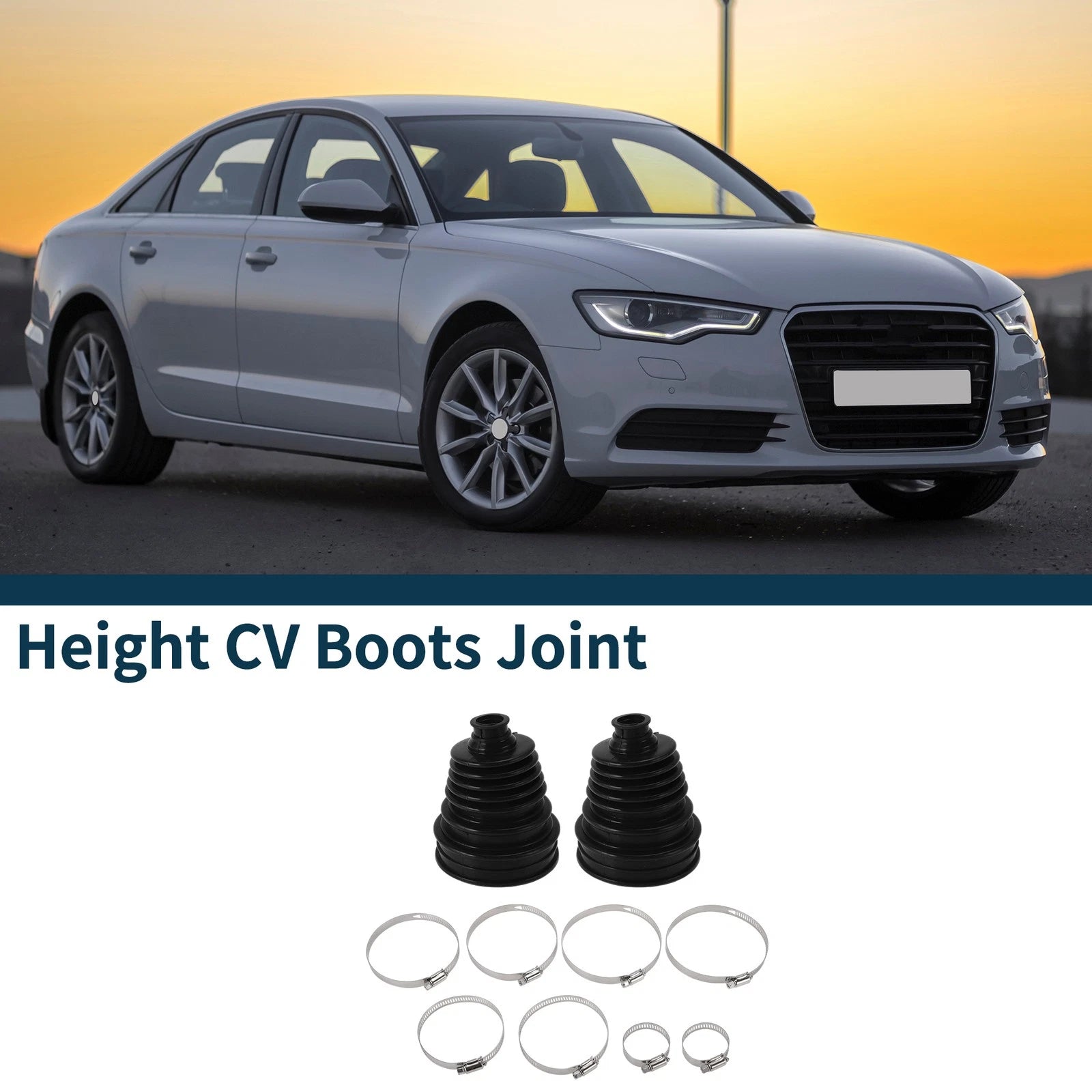 Set of 2 Rubber CV Boots for Pagoda (5.12")
