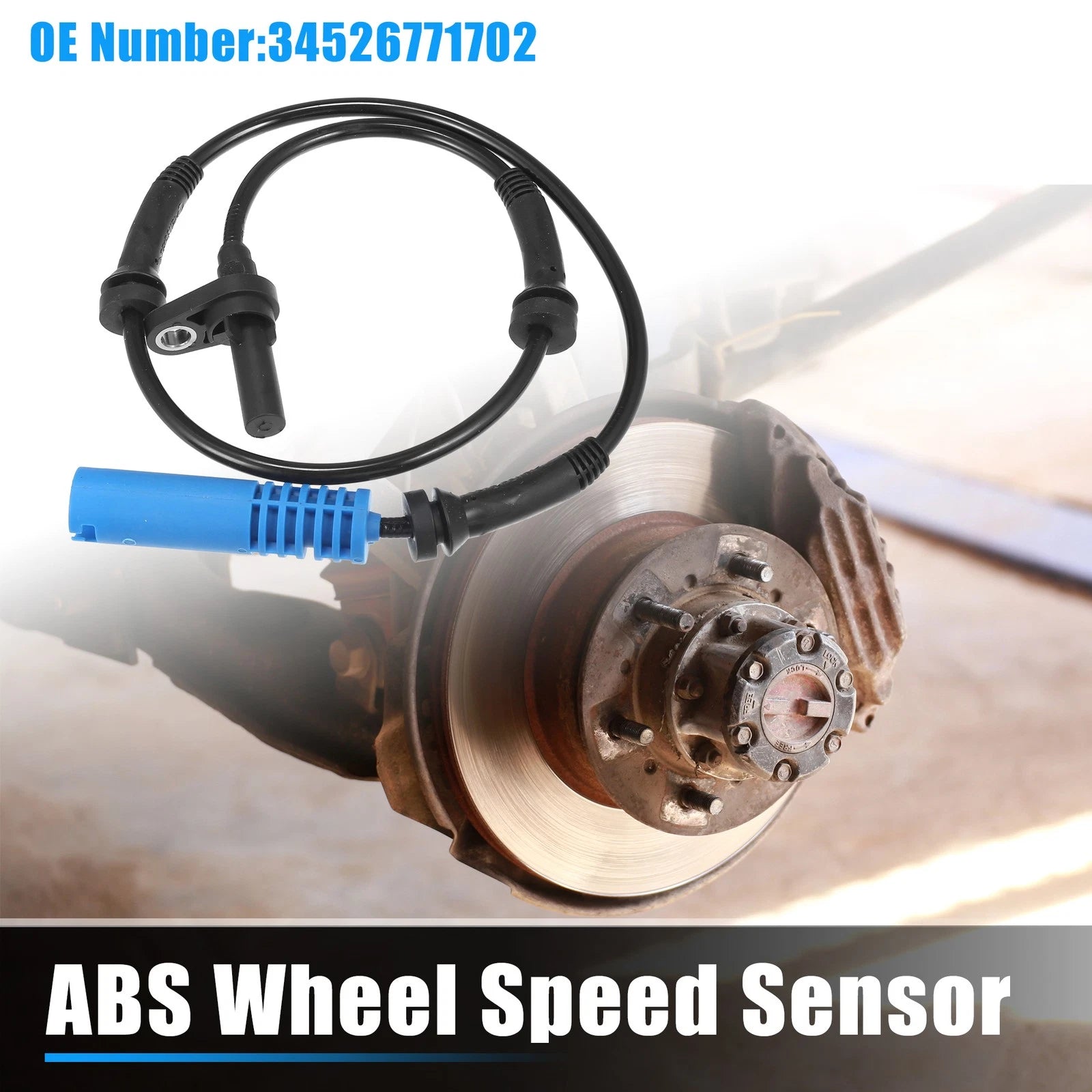 ABS Wheel Speed Sensor Front Left Right Replacement for BMW 525i 528i (2013–2020)