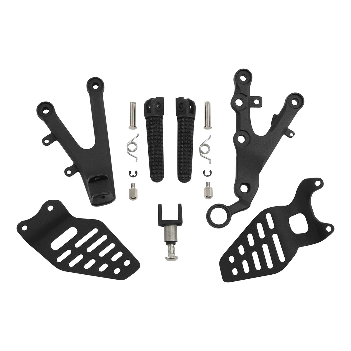 Front Rider Driver Footpegs Footrest Bracket for Yamaha YZF R6 (2006–2016)