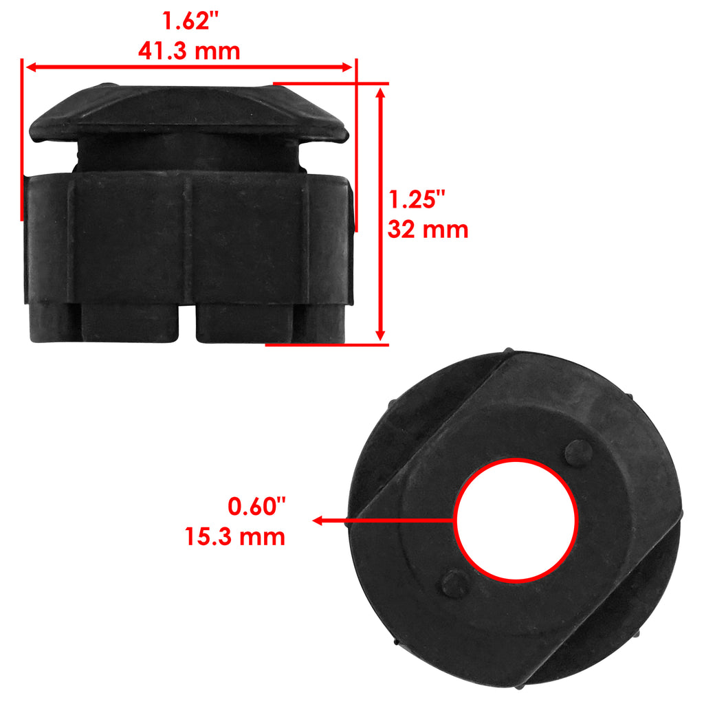 Seat Cushion Rubber Replacement for Honda ATC185A 1980–1992