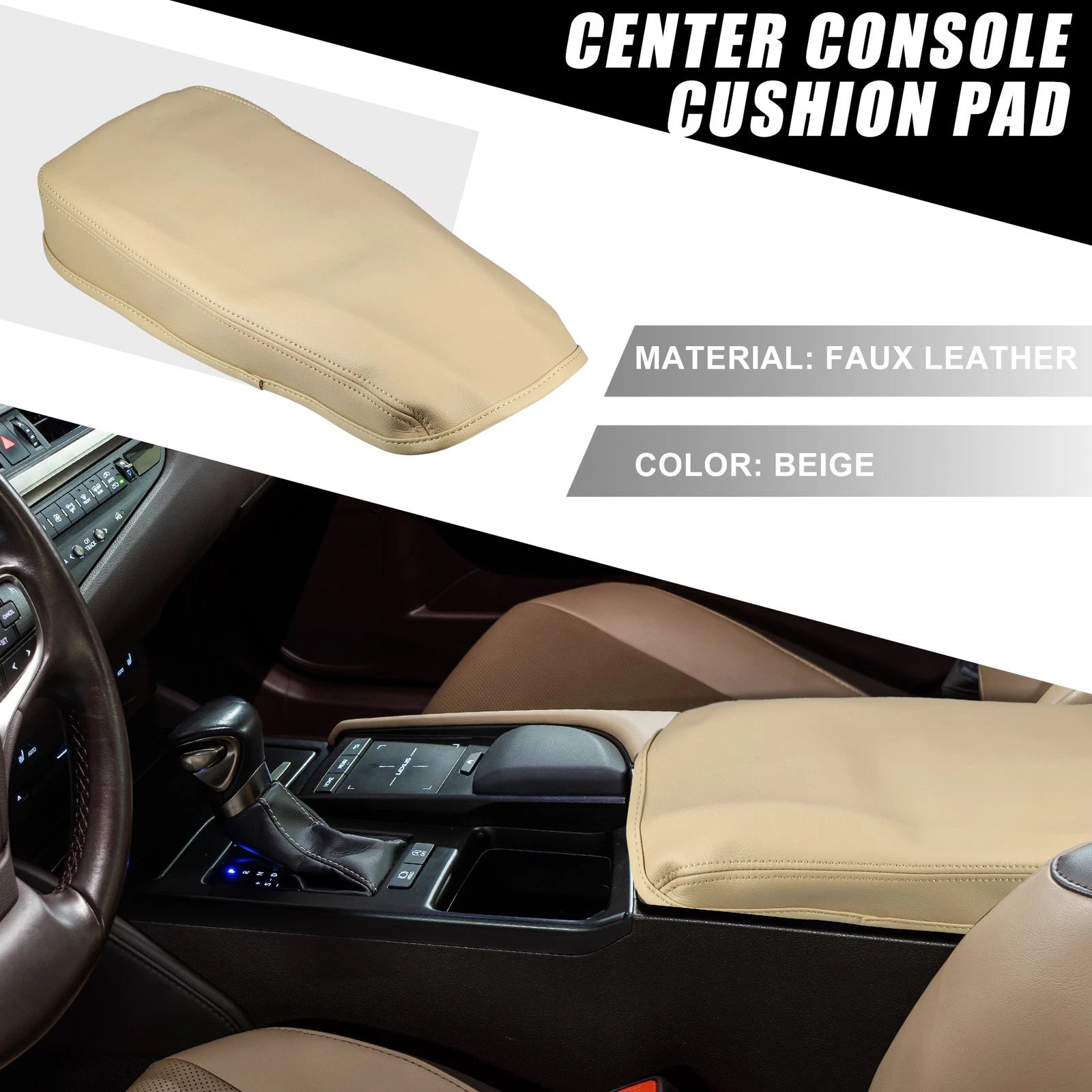 Center Console Armrest Seat Box Cover for Lexus ES330 ES350 (2005–2009)