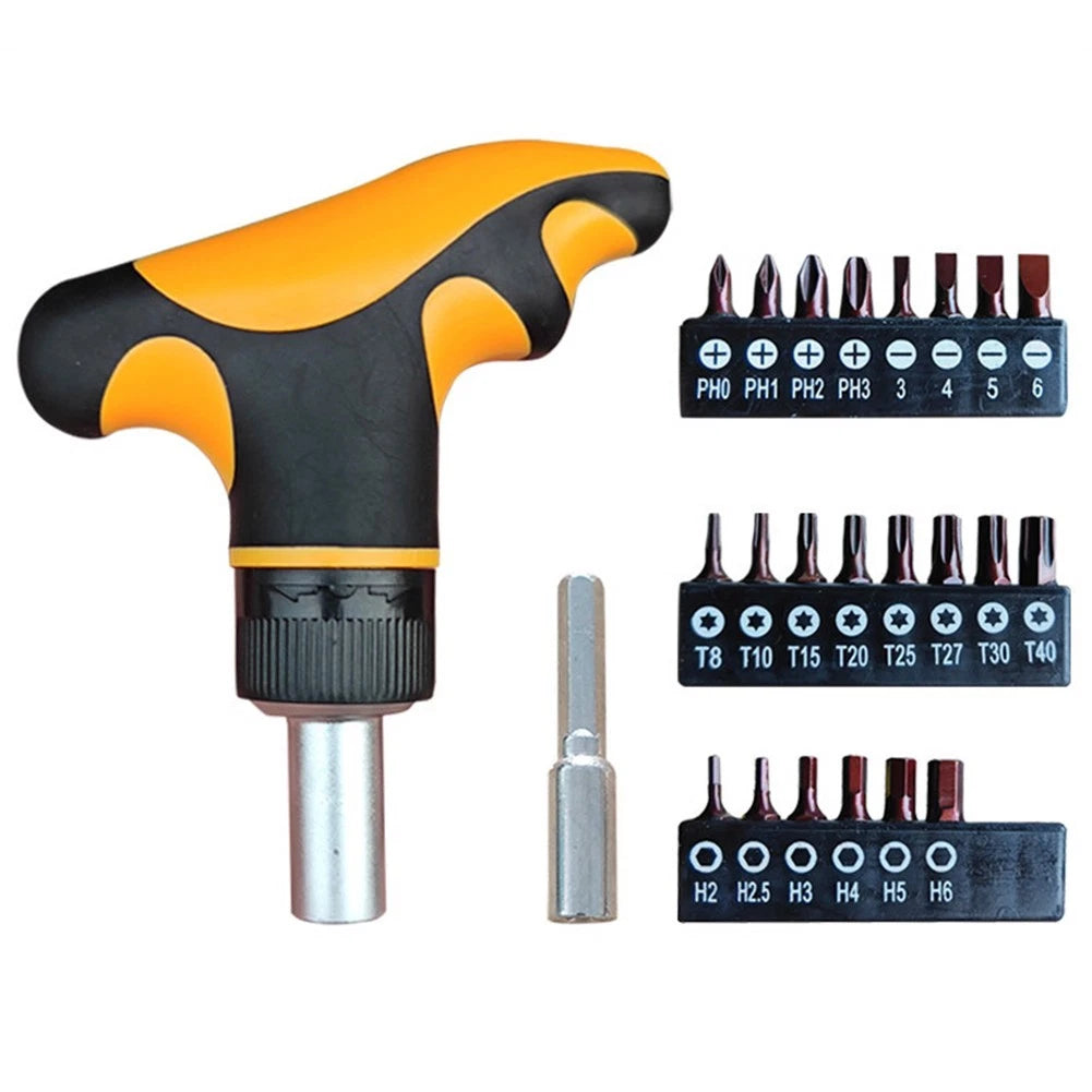 Set of 4 Ratchet Screwdrivers for Improved Efficiency