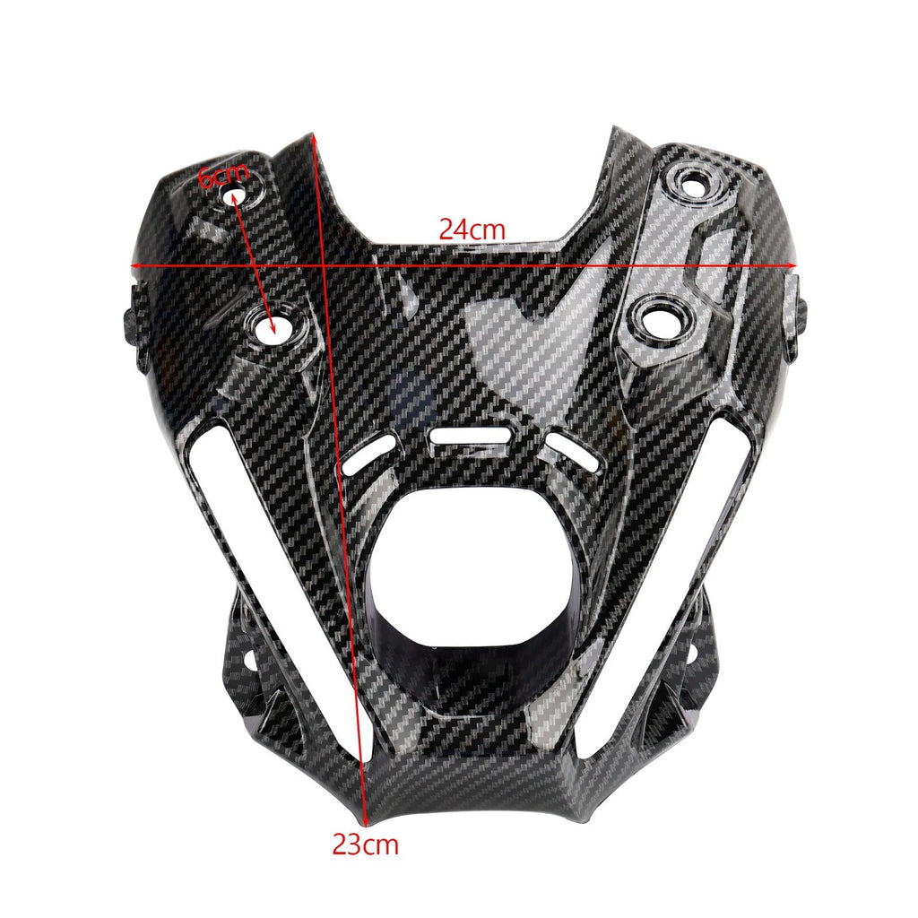 Front Nose Headlight Cover Fairing for Yamaha MT-09/MT-09 SP (2021–2023) Carbon