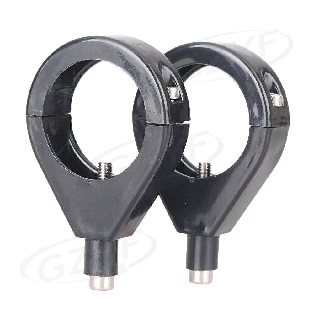 Turn Signal Indicator Light Relocation Bracket Clamps for Harley (41mm)