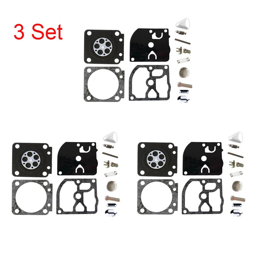 3X Carburetor Gasket Repair Kit for Zama RB-40 RB-85 FS400 450 C1Q-S33 34 35 36