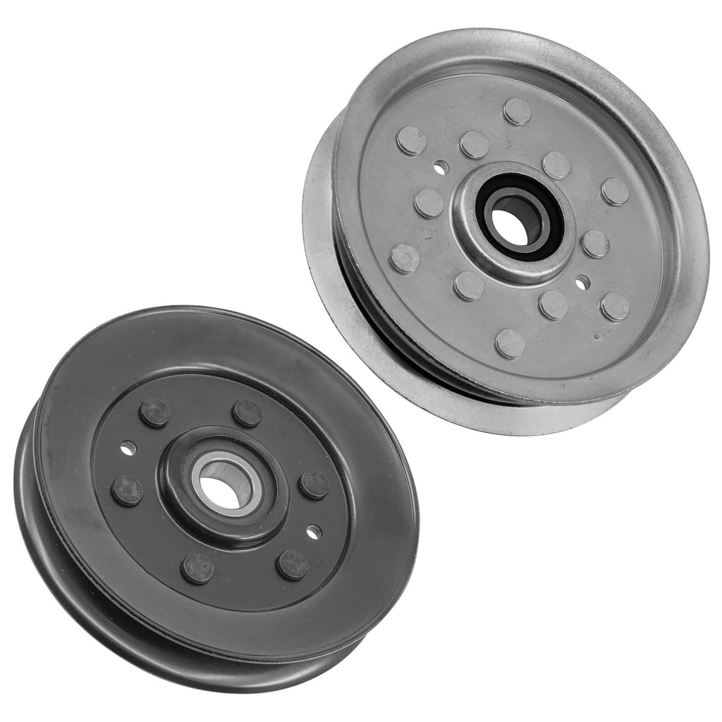 V-Idler and Flat Deck Pulley Set for John Deere X300 Tractors (2018–2019)