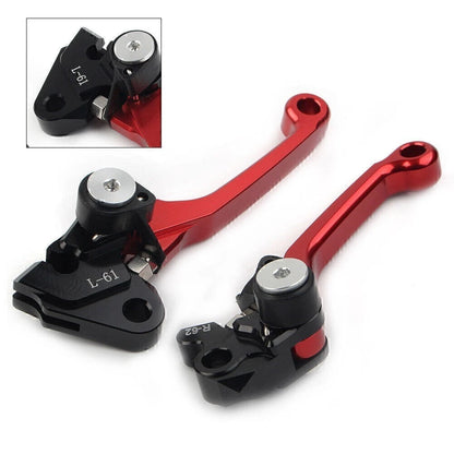 Pivot Dirt Clutch Brake Levers for Kawasaki KX450F (2006–2012) - Red