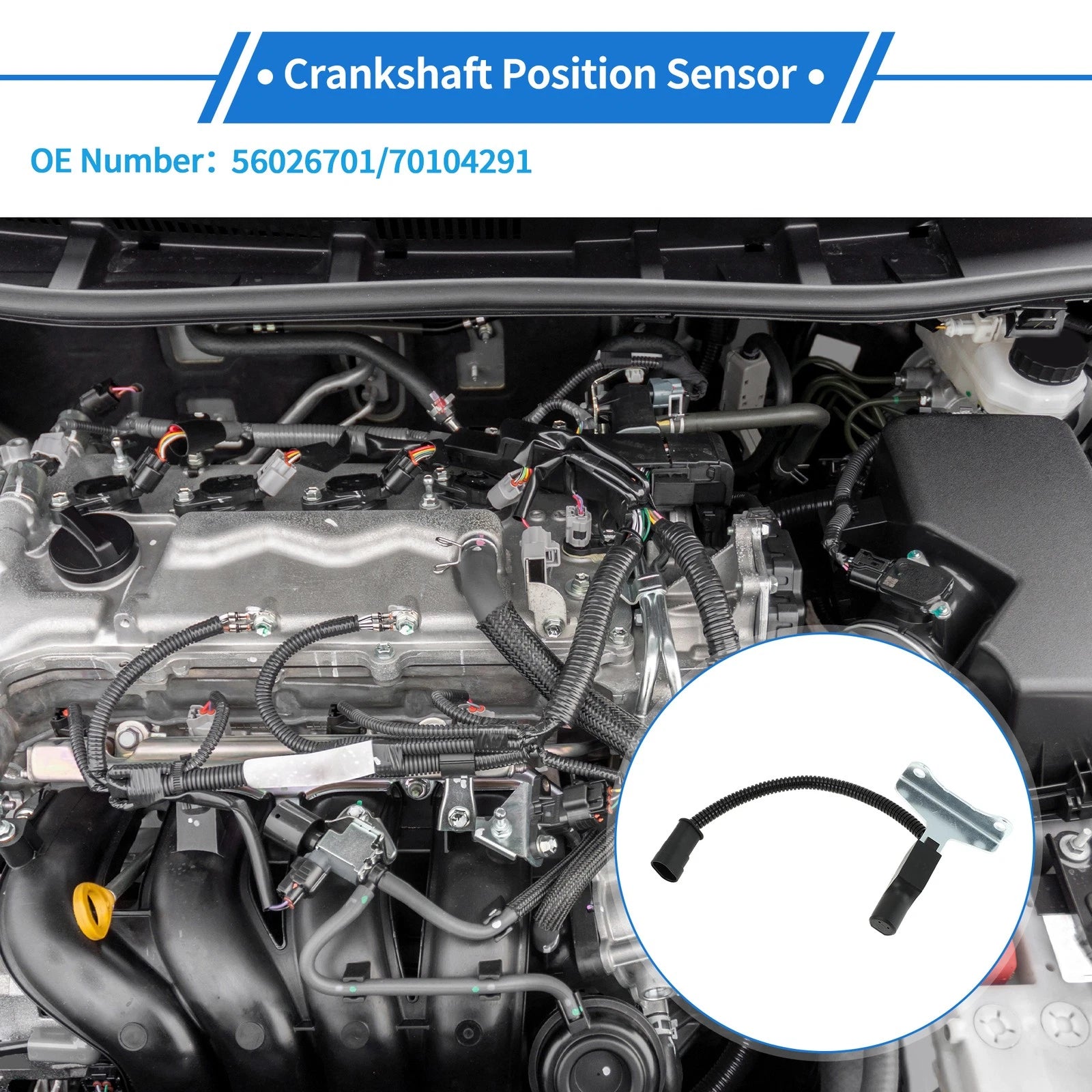 Crankshaft Position Sensor Replacement for Dodge B150 3.9L 5.2L (1990–1993)