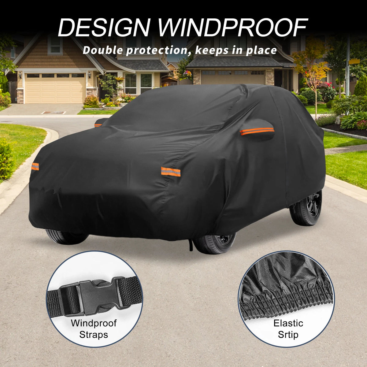 Waterproof 210D-PU Car Cover for Subaru Solterra (2022–2023)