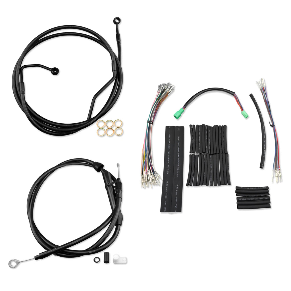 Extended Handlebar Cable Kit for Harley Touring (2008–2013) 12" 14" 16"