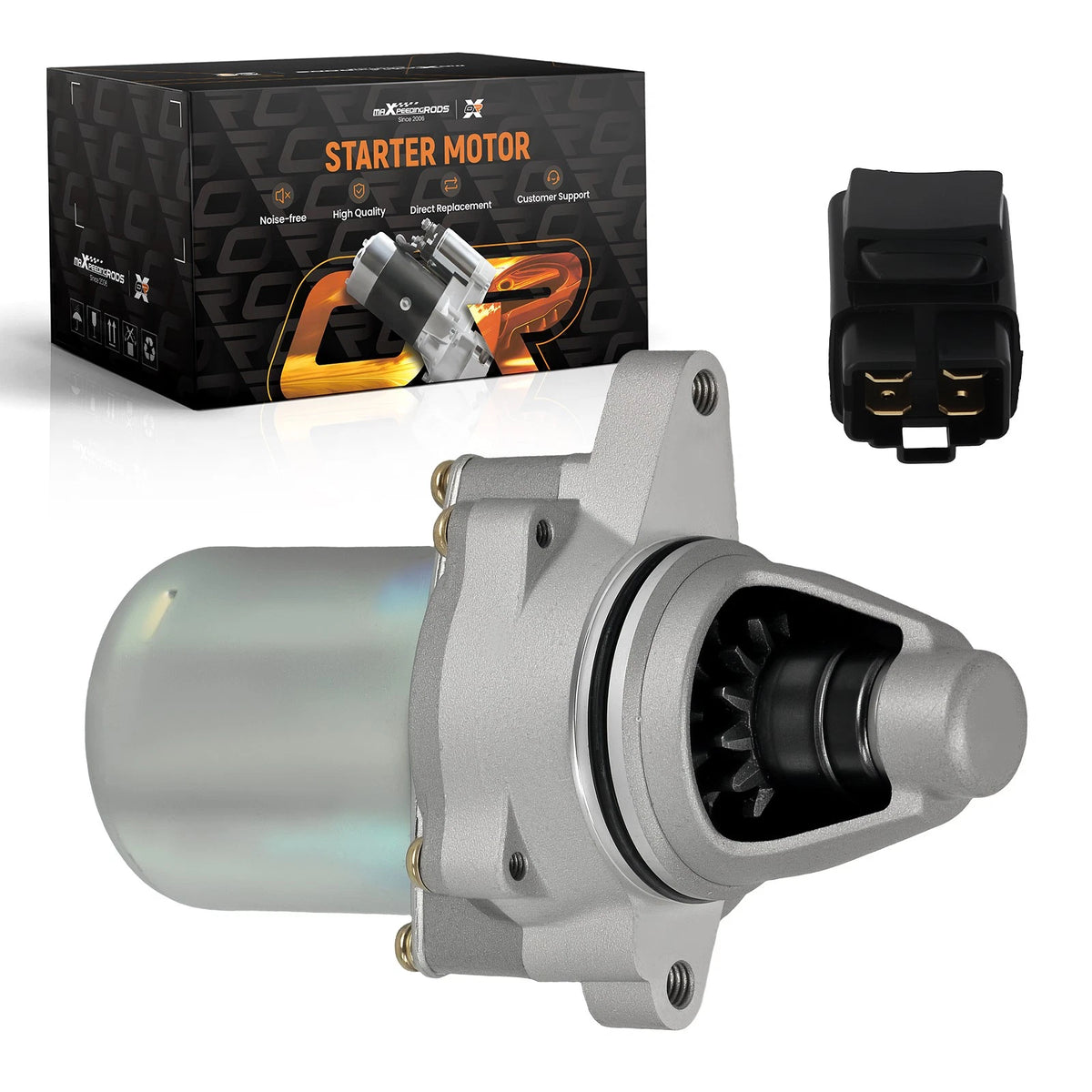 Starter Motor & Relay for Suzuki LT80 Quadsport 80 (1987–2006) 31100-40B00