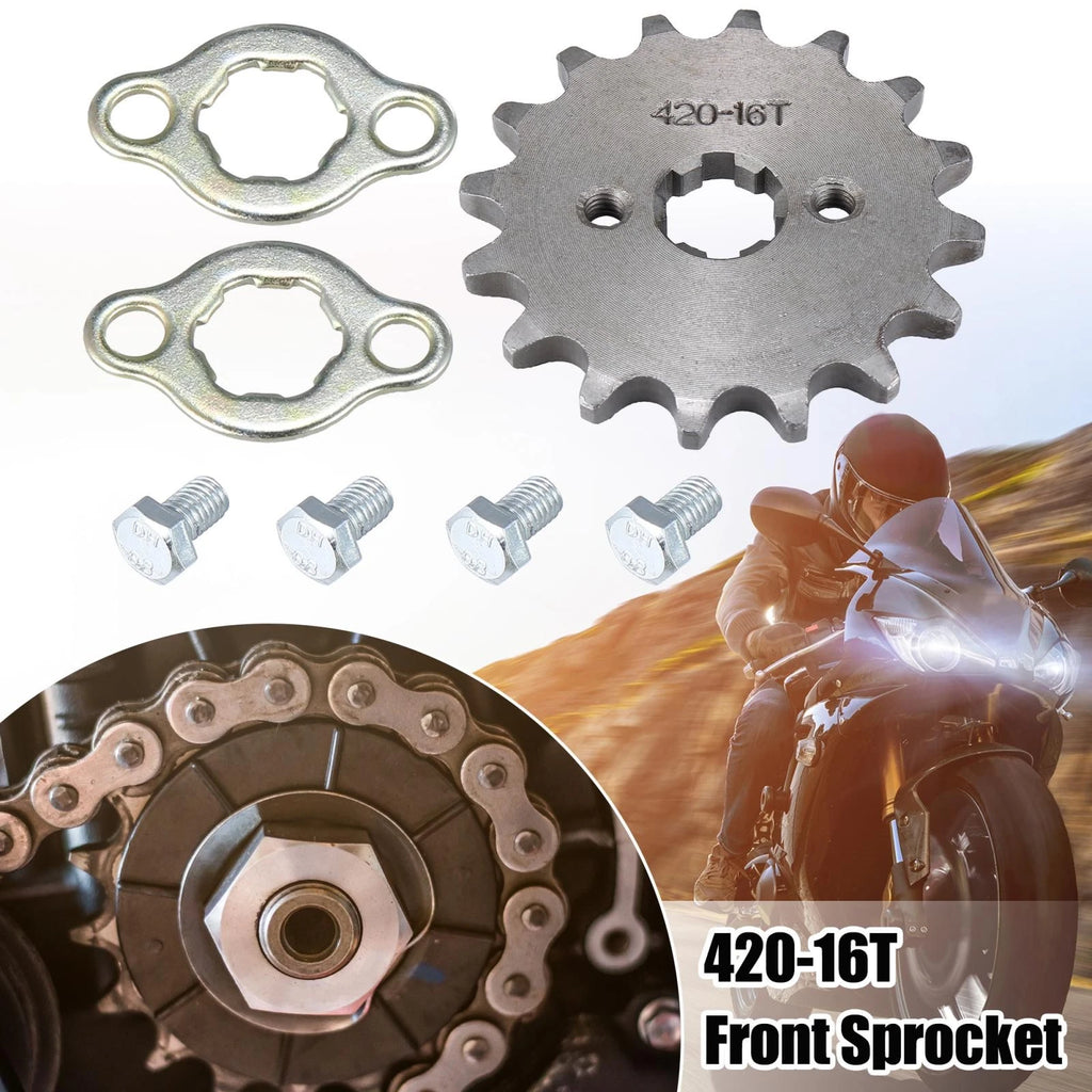 Front Sprocket 17mm 420 16T Replacement for Honda 50cc 70cc 90cc (1970–2016)
