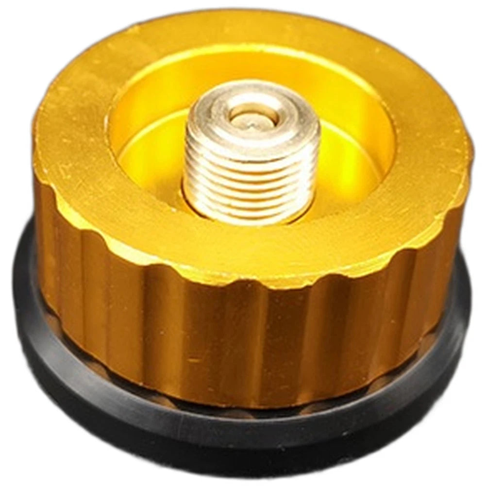 Automatic Fuel Canister Adapter for (Leak Proof, Shut Off)