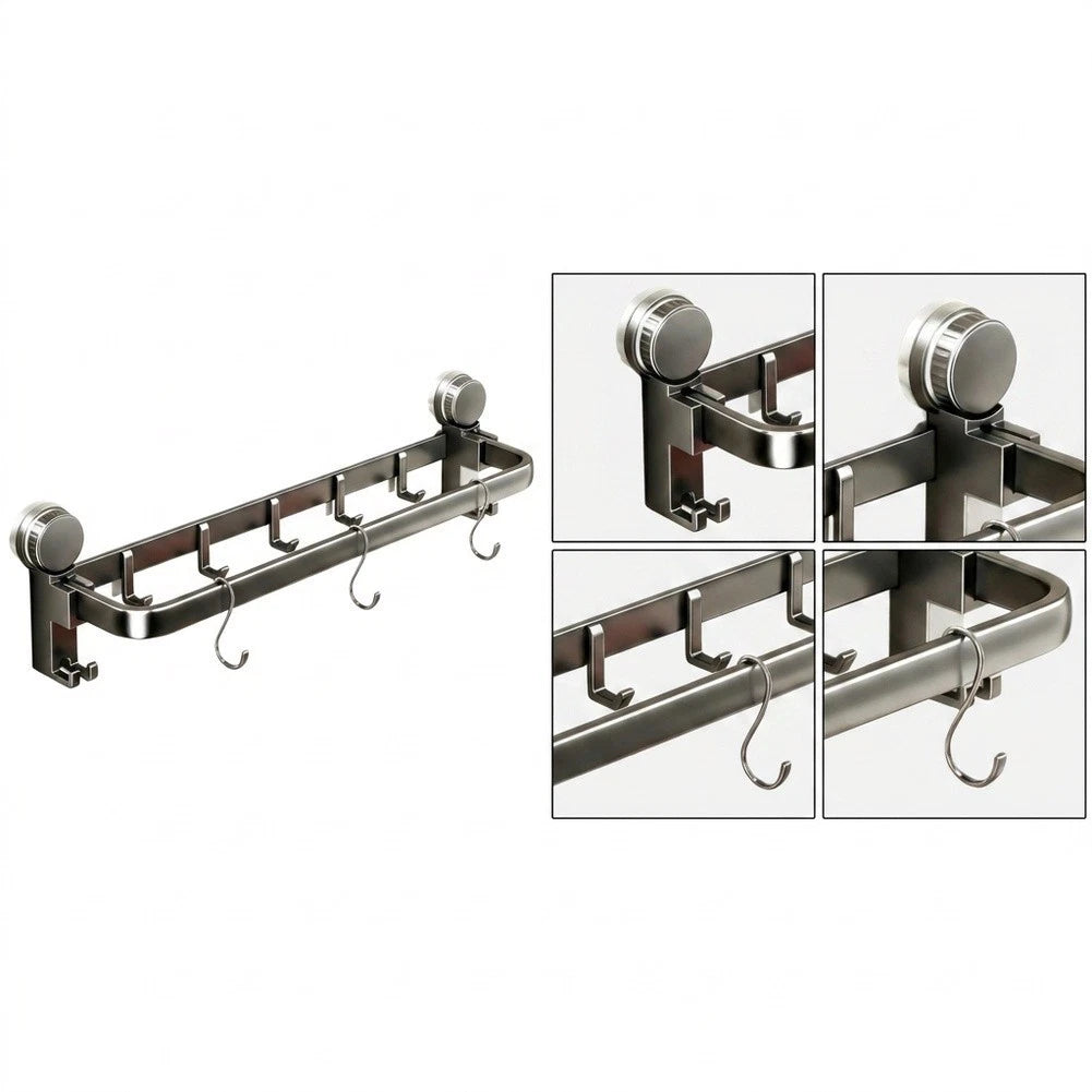 Space Saving Foldable Towel Rack for Small Bathroom Setups