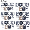 6X Carburetor Gasket Kit for McCulloch Homelite Echo Chainsaw (K10-SDC)