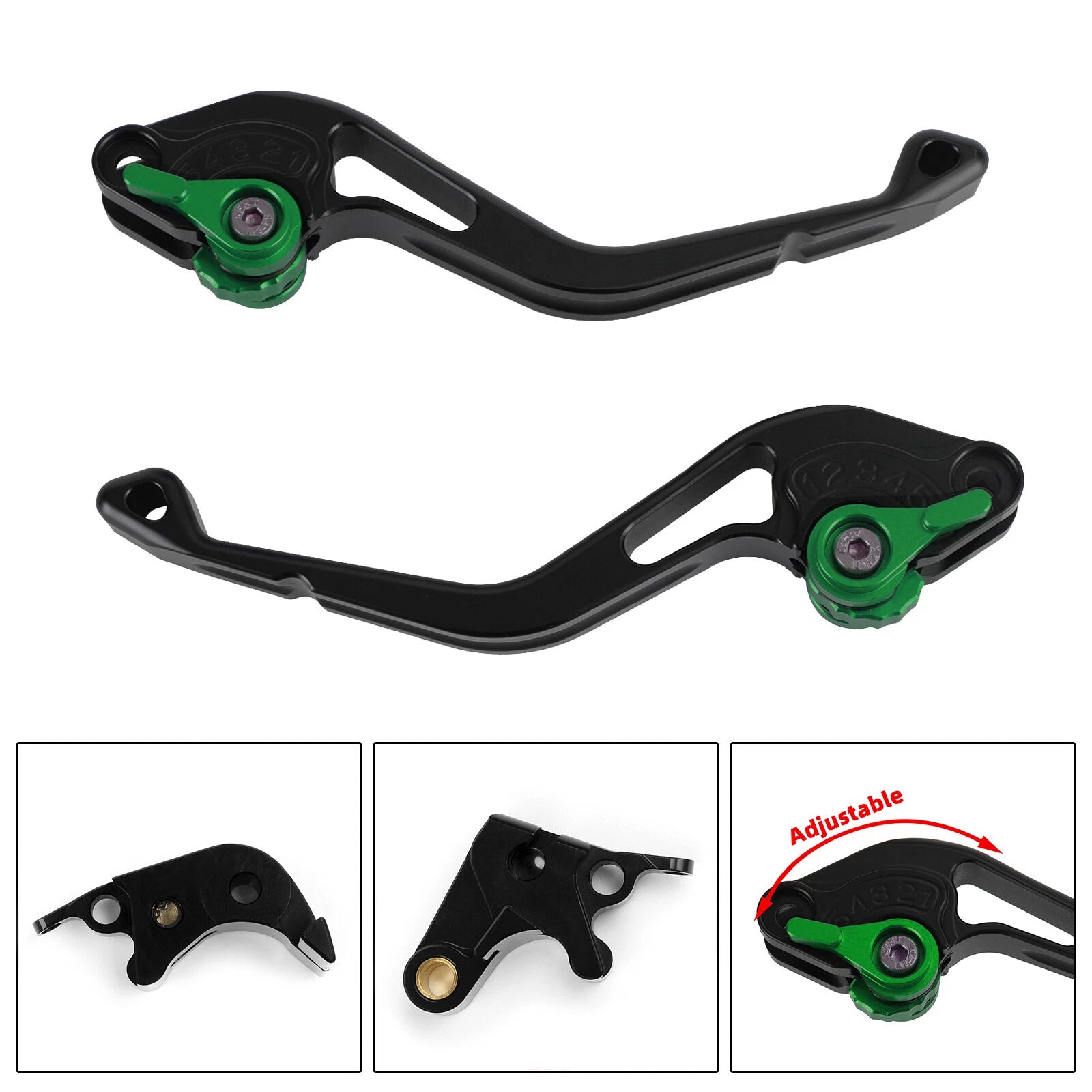Short Clutch Brake Lever for Suzuki GSXR600 750 (2006–2010) GSXR1000 (2005–2006) T9
