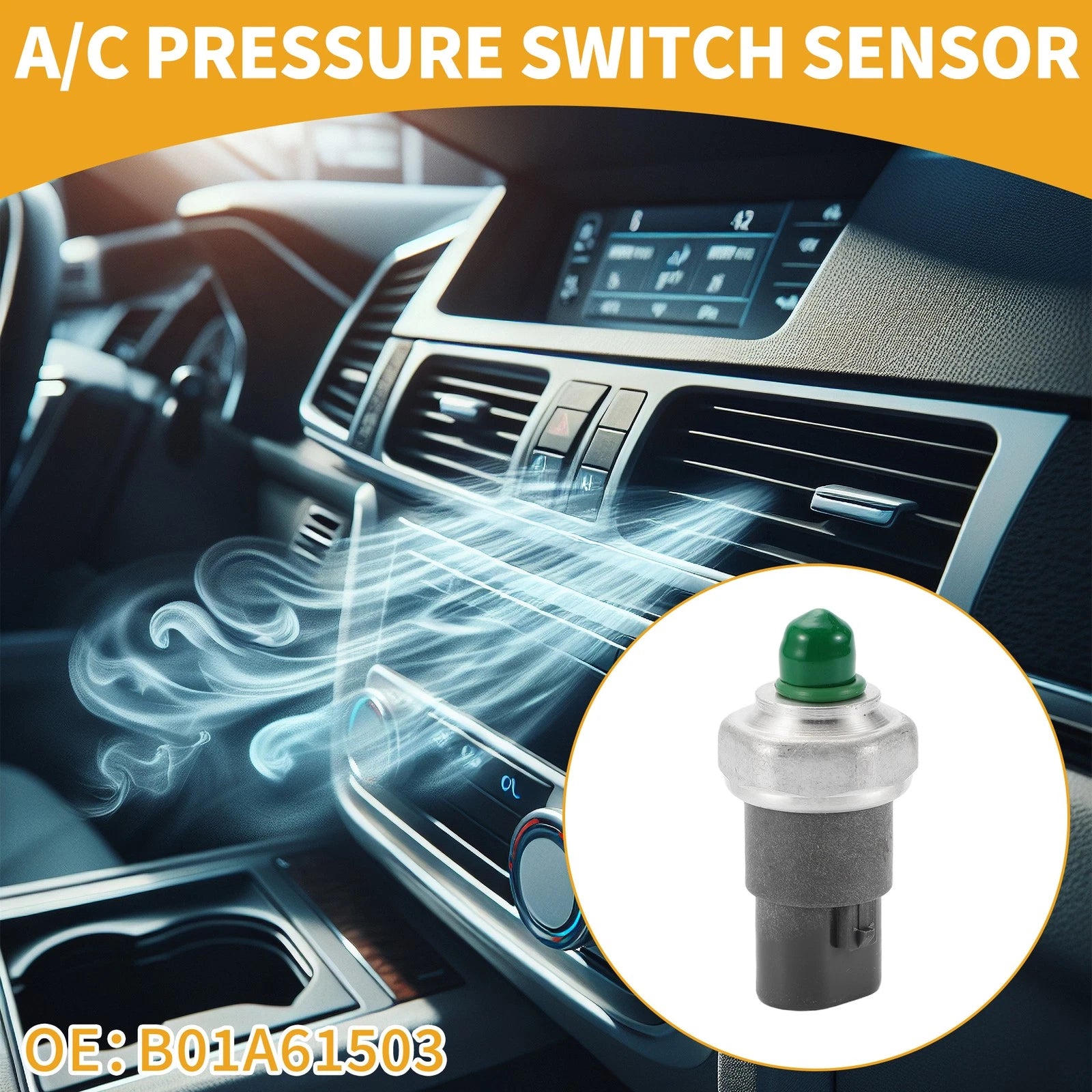 A/C Pressure Switch Sensor for Honda Odyssey (1999–2002) Replacement OEM Style