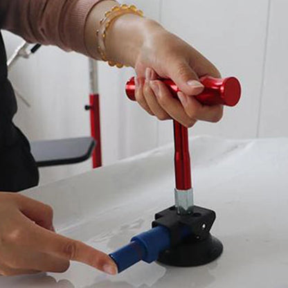 Dent Removal Tool with T Handle and Dual Seal Suction Cup for Vehicles