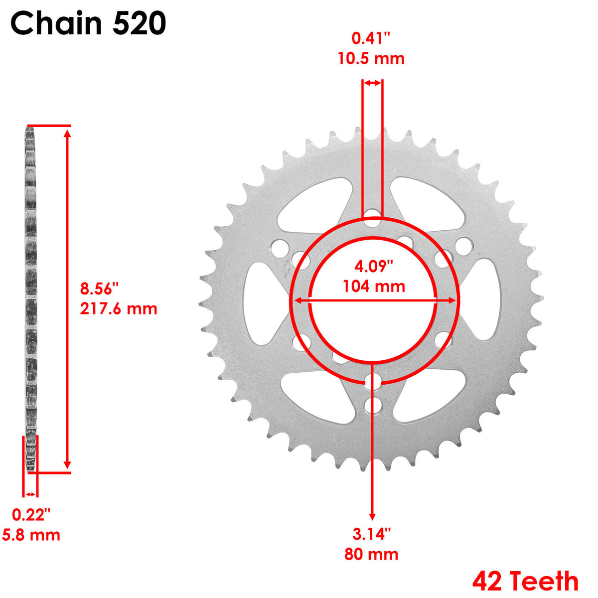 Drive Chain and Sprockets Kit for Polaris Trail Boss 325 (2000–2000)