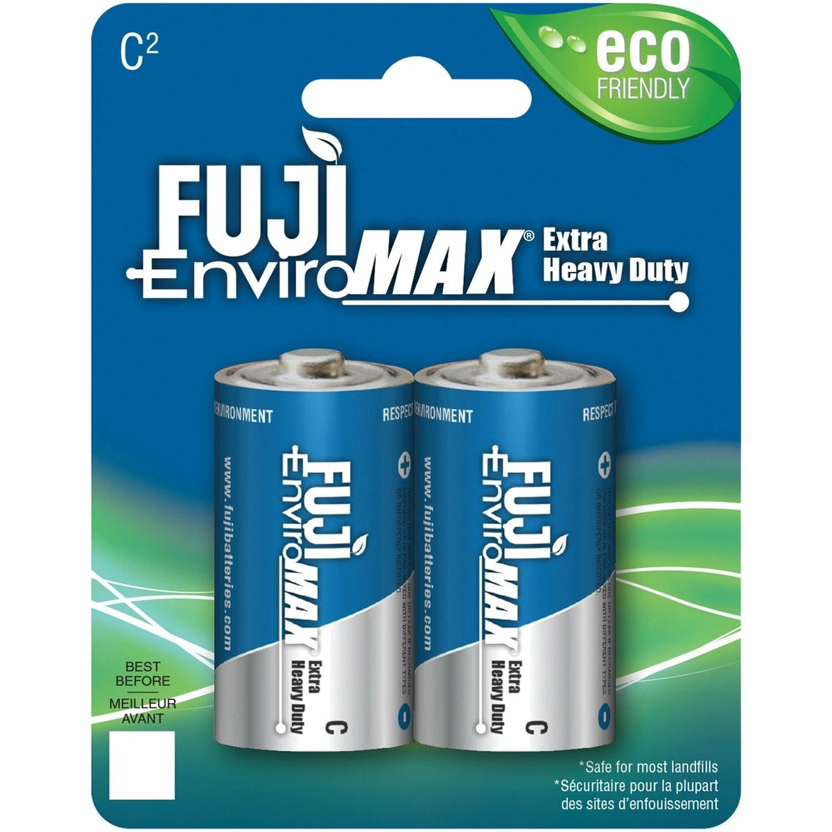 2X Super Heavy Duty C Batteries for Multiple Applications (3200BP2)