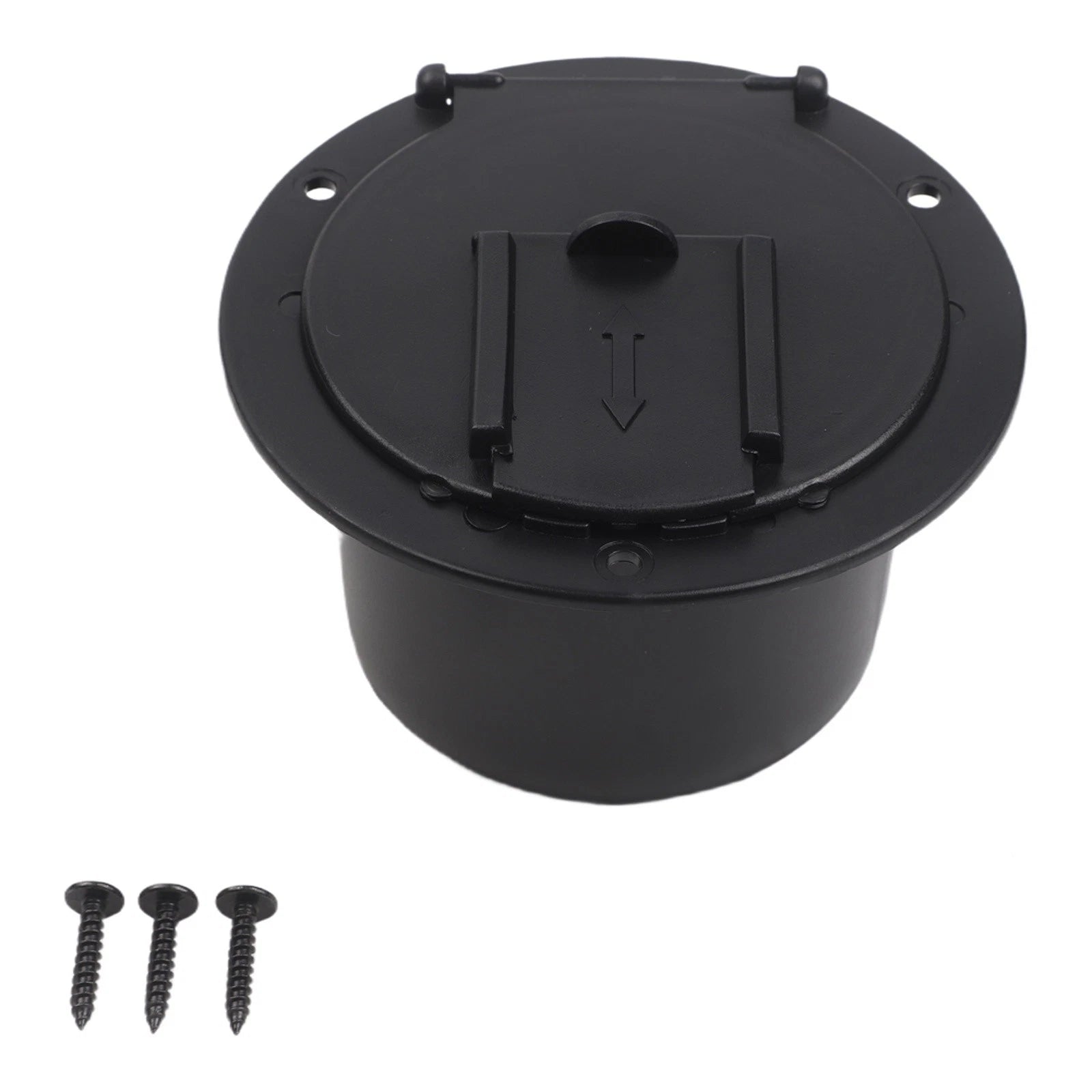 Round Hatch Cover for RV Cable Compartment (Trailers, Yachts, Campervans)