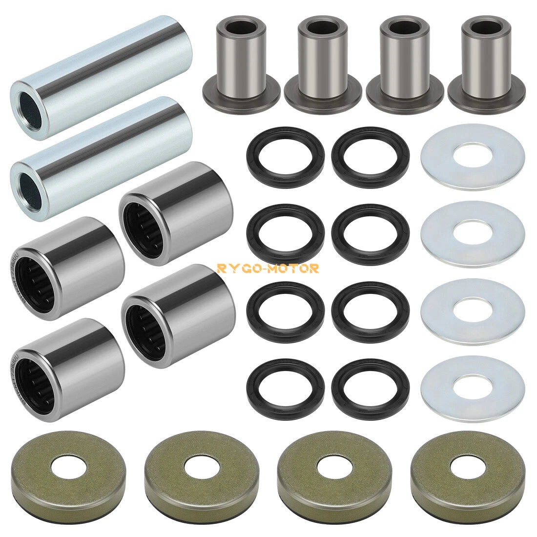 Set of 2 Front Upper & Lower A-Arm Bushing Seal Kits for Arctic Cat ATV 400 DVX (2004–2008)