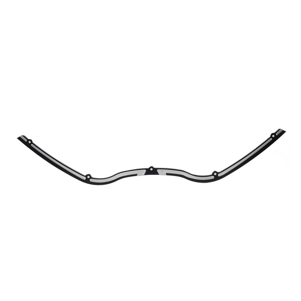 Black Contrast Cut Windshield Trim for Harley Road Glide FLTR (1998–2013)