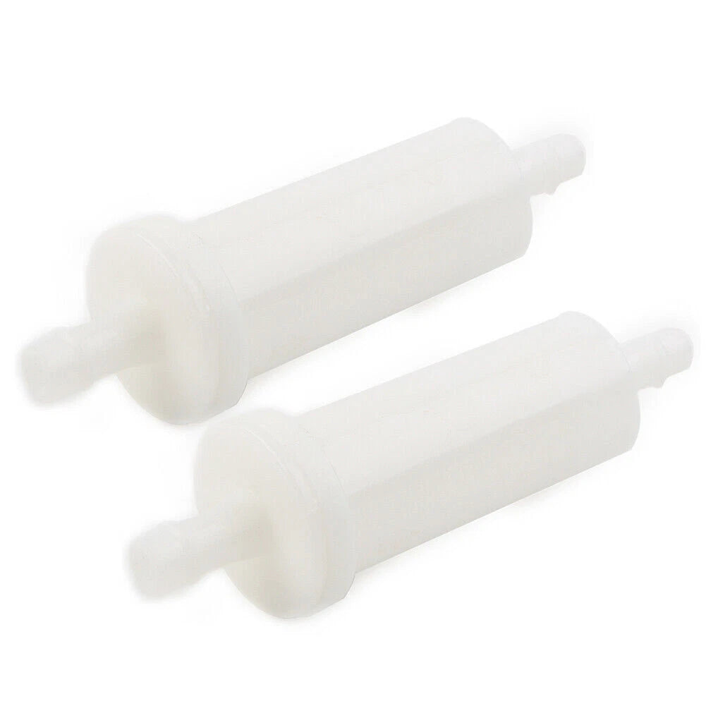 2PCS Fuel Filter Inline 5/16" Mercury Johnson / Evinrude 35-816296Q2 White mo