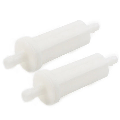 2PCS Fuel Filter Inline 5/16" Mercury Johnson / Evinrude 35-816296Q2 White mo