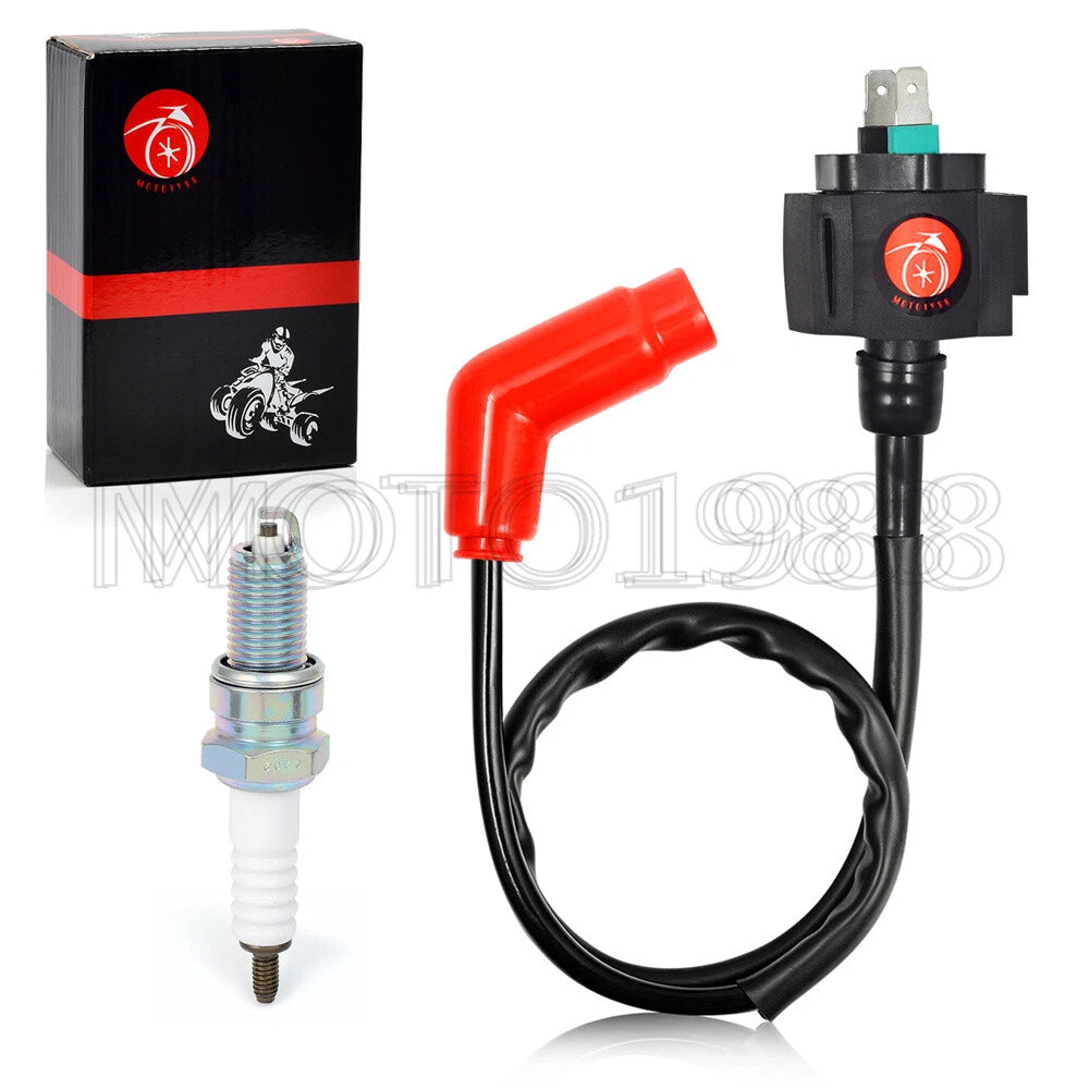 Ignition Coil and Spark Plug for Honda TRX400FW Foreman 400 (1995–2003)