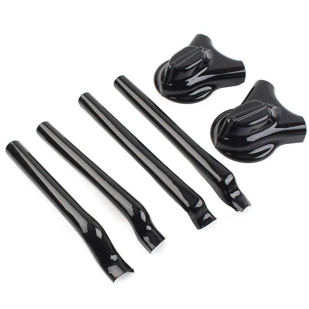 Rear Phantom Swingarm Axle Cover Kit for Harley Softail FXST FXSTC FLSTC (–)