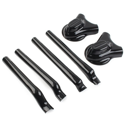 Rear Phantom Swingarm Axle Cover Kit for Harley Softail FXST FXSTC FLSTC (–)