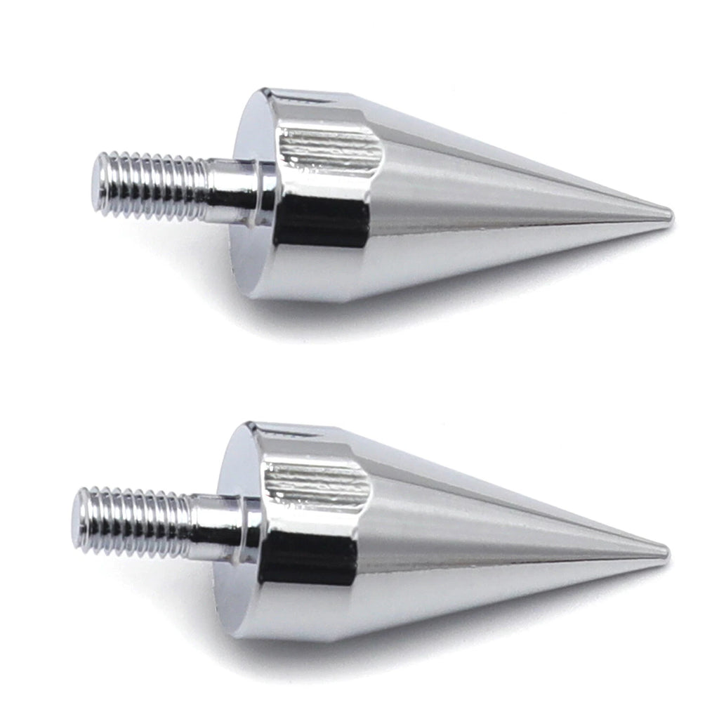 2PC Chrome Spike Bolts for Universal Motorcycle Windscreen Fairings