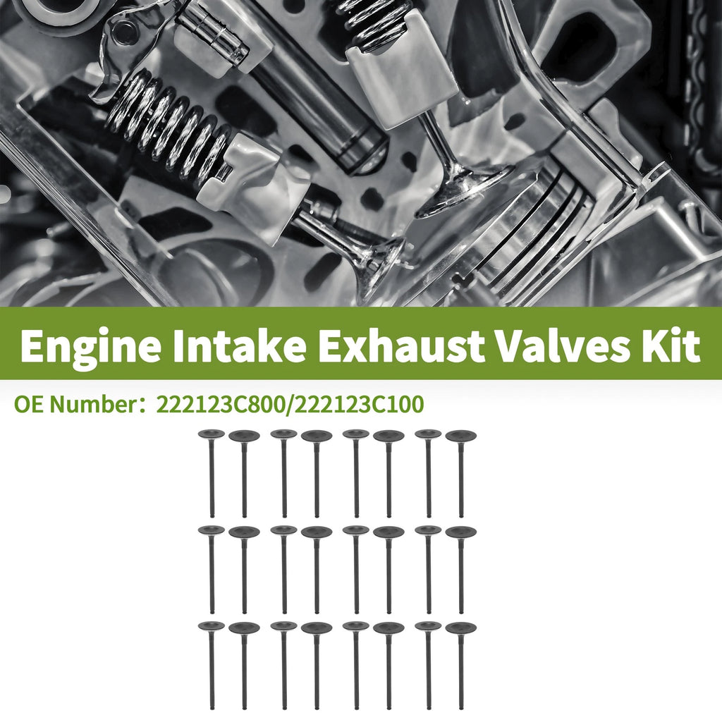 Engine Intake Exhaust Valves Kit for Hyundai Veracruz 3.8L (2007–2012)