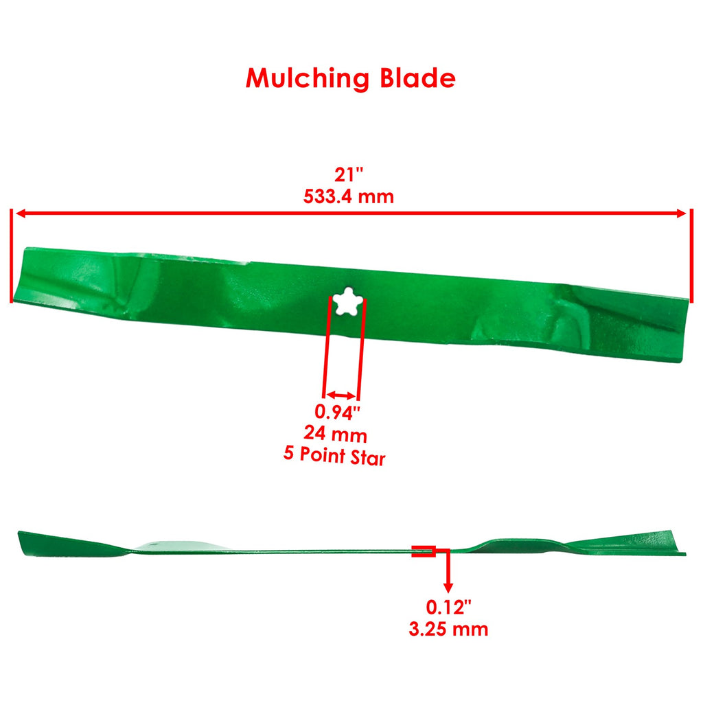 Spindle Blade Heavy Duty for Poulan Pro 42 Inch (2000–2010)