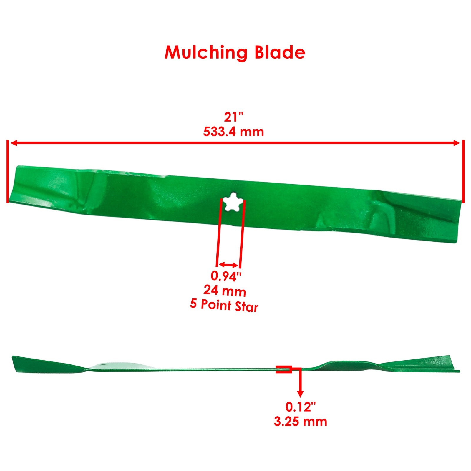 Spindle Blade Heavy Duty for Poulan Pro 42 Inch (2000–2010)