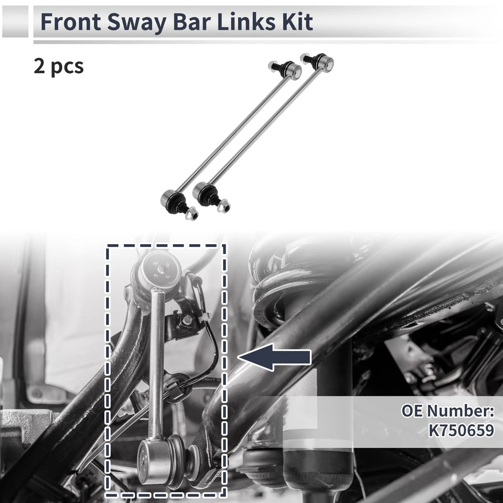 Front Stabilizer Bar Links No Bushing for Hyundai Santa Fe (2013–2018)